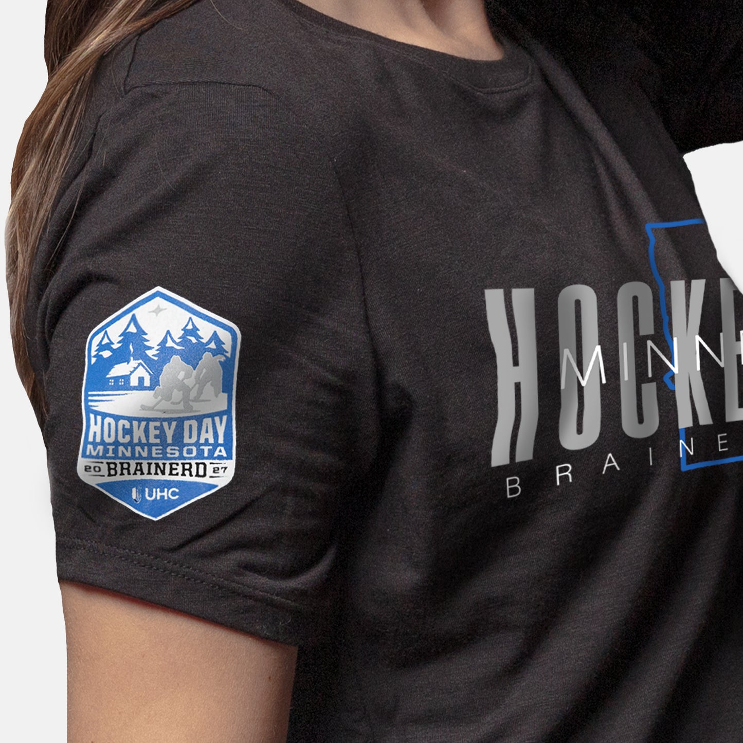 Hockey Day MN Brainerd Ladies T-Shirt