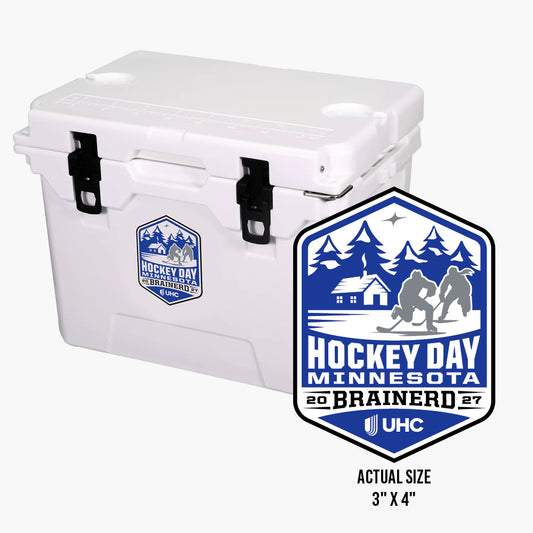 Hockey Day Cooler Sticker