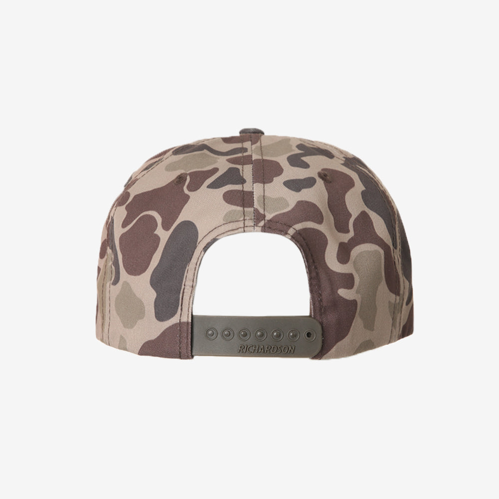 Hockey Day MN 2027 Camo Leather Patch Hat