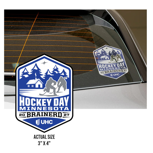 Hockey Day Window Decal
